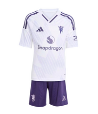 T-shirt e Pantaloncini per Bambino Manchester United Away 25/26