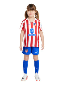 T-shirt e Pantaloncini per Bambino Atletico de Madrid Home 25/26 - Con Calzettoni