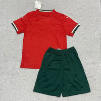 T-shirt e Pantaloncini per Bambino Portogallo Home 25/26