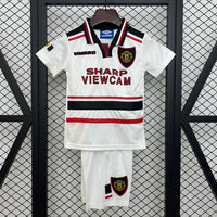 T-shirt e Pantaloncini per Bambino Manchester United Retro 97/98
