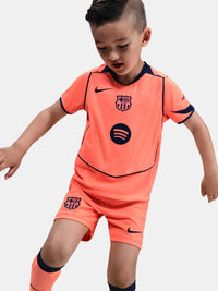 T-shirt e Pantaloncini per Bambino FC Barcelona Third 25/26 - Con calzini