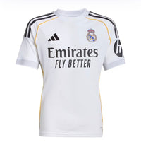 T-shirt e Pantaloncini Bambino Real Madrid Home 25/26 - Con Calzettoni