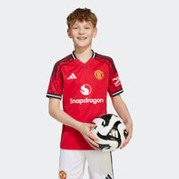T-shirt e Pantaloncini per Bambino Manchester United Home 25/26