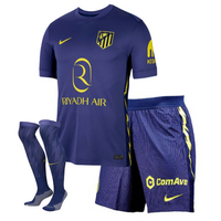 T-shirt e Pantaloncini per Bambino Atletico de Madrid Away 25/26 - Con Calzettoni