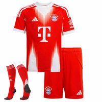 T-shirt e Pantaloncini per Bambino Bayern Monaco Home 25/26 - Con Calzettoni