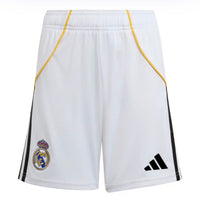 T-shirt e Pantaloncini Bambino Real Madrid Home 25/26 - Con Calzettoni