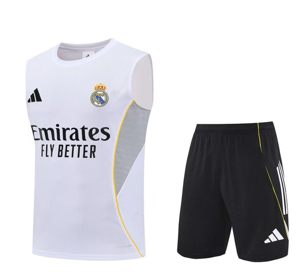 Maglia da allenamento e pantaloncini del Real Madrid 25/26