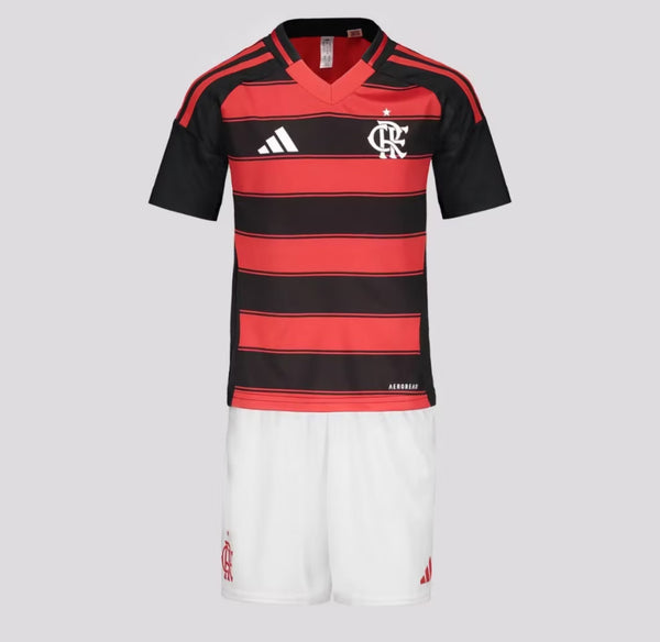 T-shirt e Pantaloncini per Bambino Flamengo Home 25/26