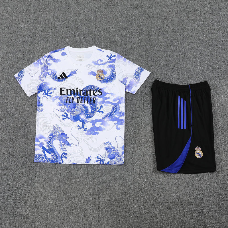 Maglia e Pantaloncini pre-allenamento Real Madrid Bambino 25/26