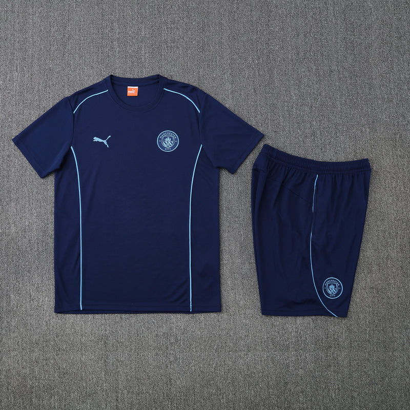Maglia da allenamento e pantaloncini del Manchester City 25/26