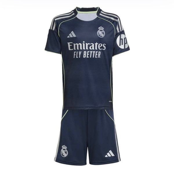 T-shirt e Pantaloncini Bambino Real Madrid Away 25/26