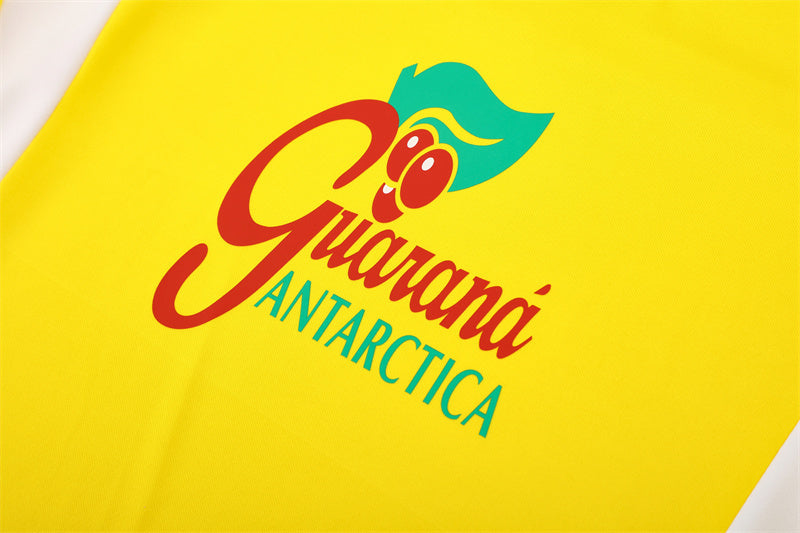 Maglia da allenamento retrò manica lunga Brasil 2002