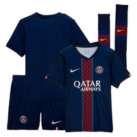 T-shirt e Pantaloncini per Bambino PSG x Jordan Home 25/26 - Con Calzettoni