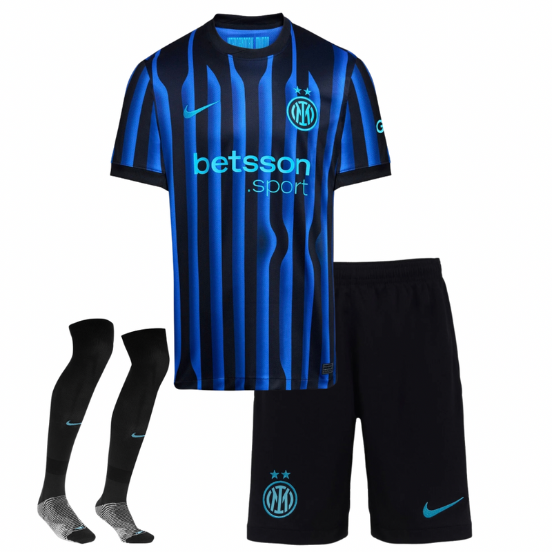T-shirt e Pantaloncini per Bambino Inter Home 25/26 - Con Calzini