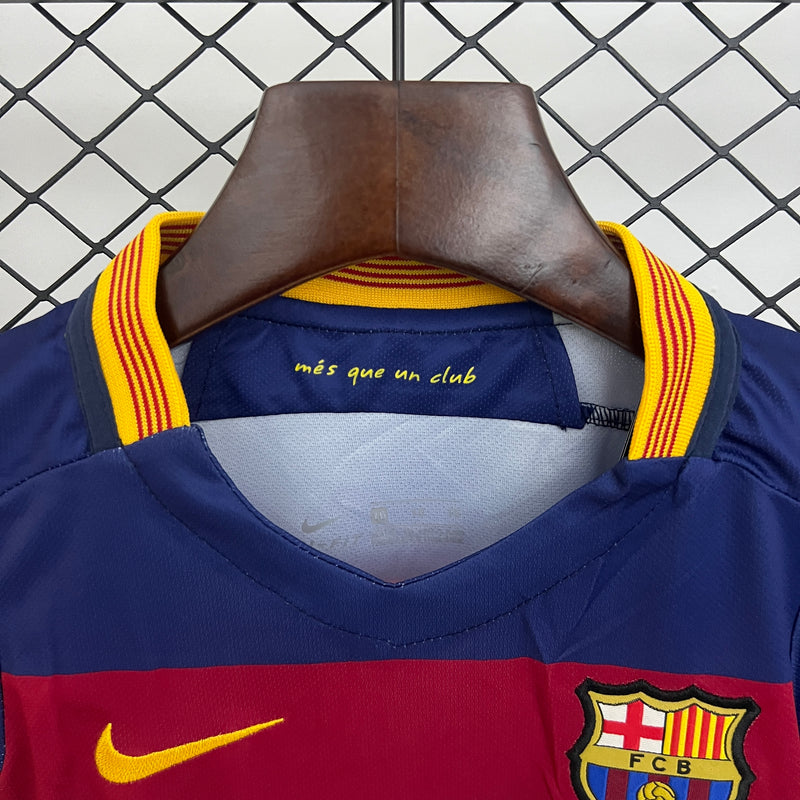T-shirt e Pantaloncini per Bambino FC Barcelona Retro 15/16