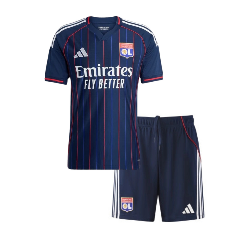 T-shirt e Pantaloncini per Bambino Olympique Lyonnais Away 25/26