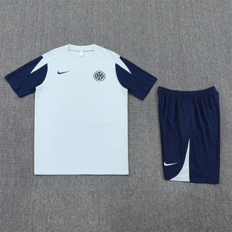 Maglia e Pantaloncini pre-allenamento Inter Bambino 25/26
