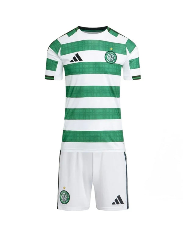 T-shirt e Pantaloncini per Bambino Celtic Home 25/26