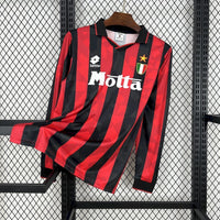 MAGLIA AC MILAN Retro Home 93/94 MANICHE LUNGHE