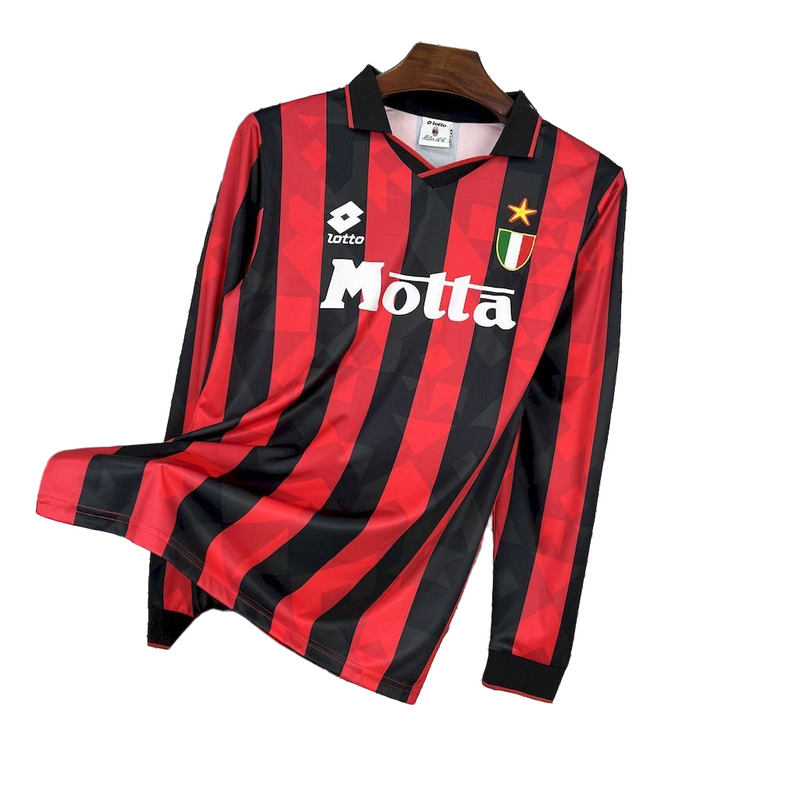 MAGLIA AC MILAN Retro Home 93/94 MANICHE LUNGHE