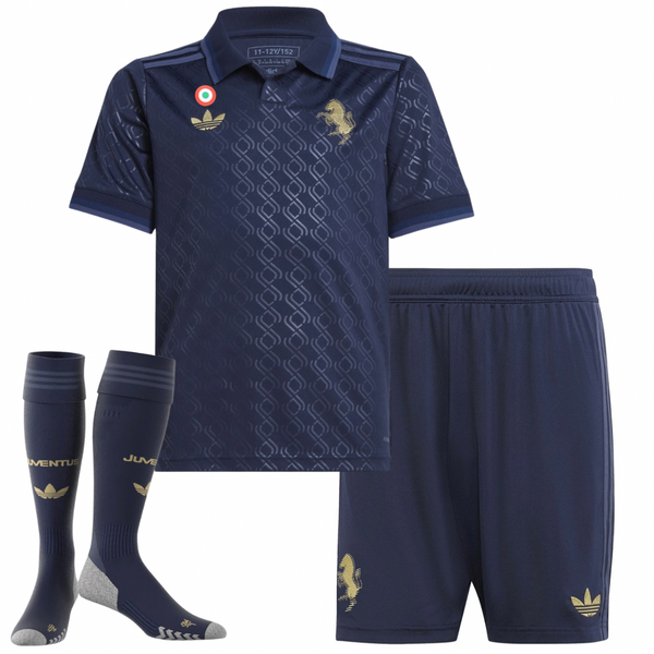 T-shirt e Pantaloncini per Bambino Juventus Third 24/25 - Con Calzini
