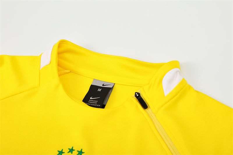 Maglia da allenamento retrò manica lunga Brasil 2002
