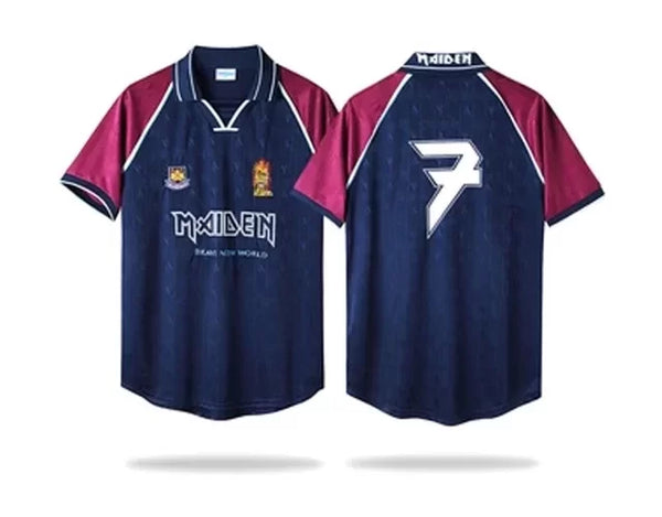 Maglia Retro West Ham Iron Maiden 1999