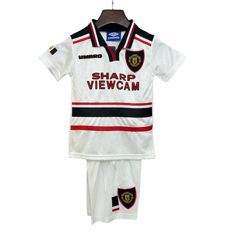T-shirt e Pantaloncini per Bambino Manchester United Retro 97/98