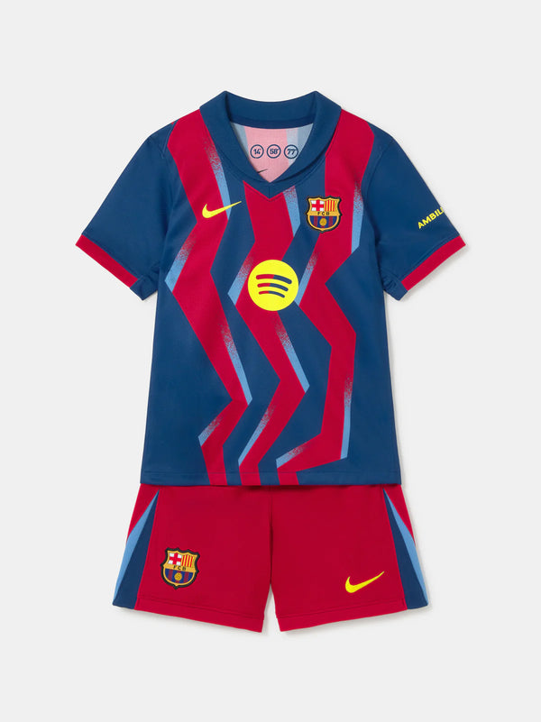 T-shirt e Pantaloncini per Bambino FC Barcelona Fourth 25/26