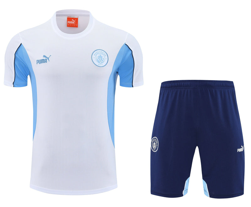 Maglia da allenamento e pantaloncini del Manchester City 25/26