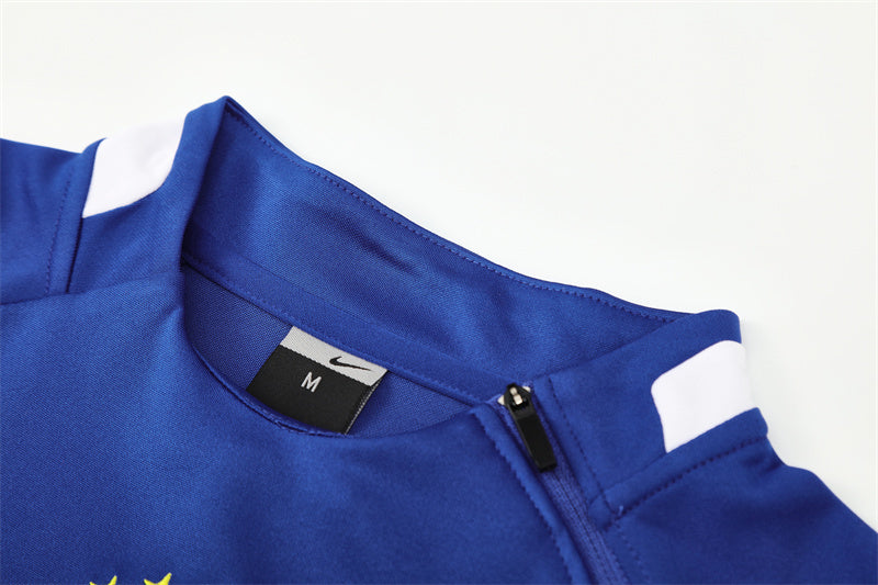 Maglia da allenamento retrò manica lunga Brasil 2002