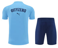 Maglia da allenamento e pantaloncini del Manchester City 25/26