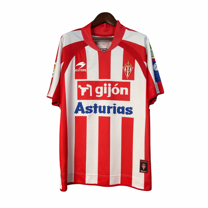 Maglia Retro Sporting Gijon Home 08/09