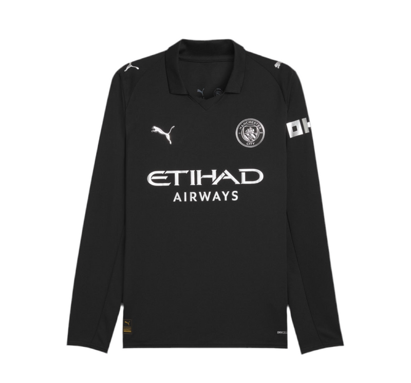 Maglia Manchester City Away 25/26 - Manica Lunga