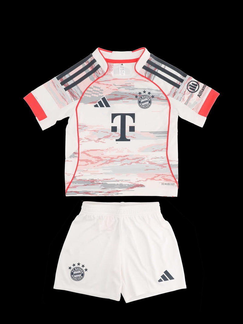 T-shirt e Pantaloncini per Bambino Bayern Monaco Away 25/26