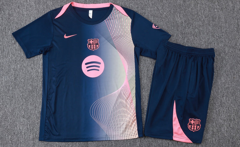 Maglia e Pantaloncini pre-allenamento FC Barcelona Bambino 25/26