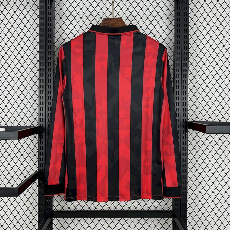 MAGLIA AC MILAN Retro Home 93/94 MANICHE LUNGHE
