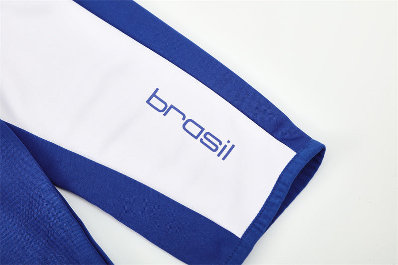 Maglia da allenamento retrò manica lunga Brasil 2002