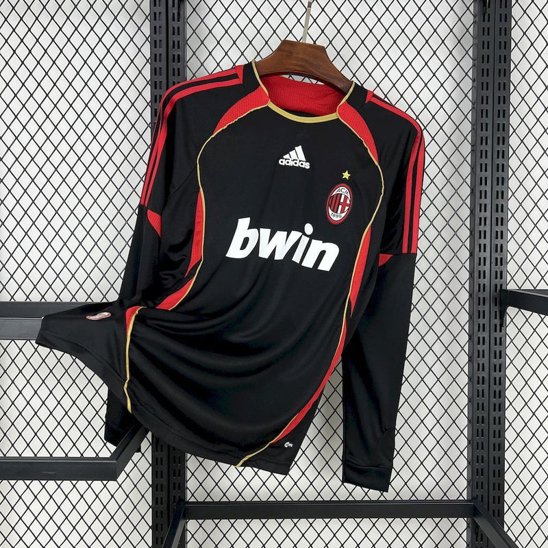 MAGLIA AC MILAN Retro Third 06/07 MANICHE LUNGHE