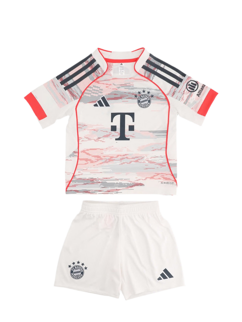 T-shirt e Pantaloncini per Bambino Bayern Monaco Away 25/26