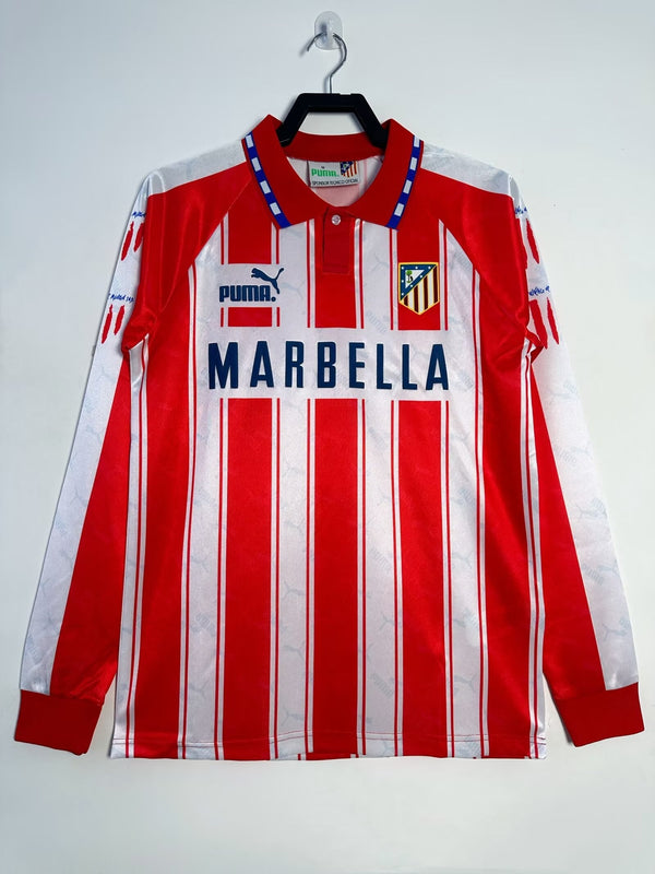 Maglia Atletico de Madrid Retro Home 94/95 - manica lunga