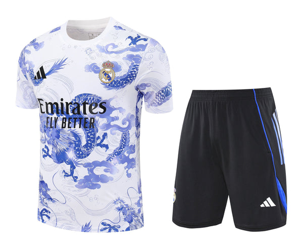 Maglia da allenamento e pantaloncini del Real Madrid 25/26
