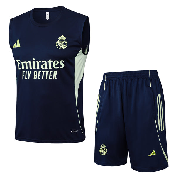 Maglia da allenamento e pantaloncini del Real Madrid 25/26