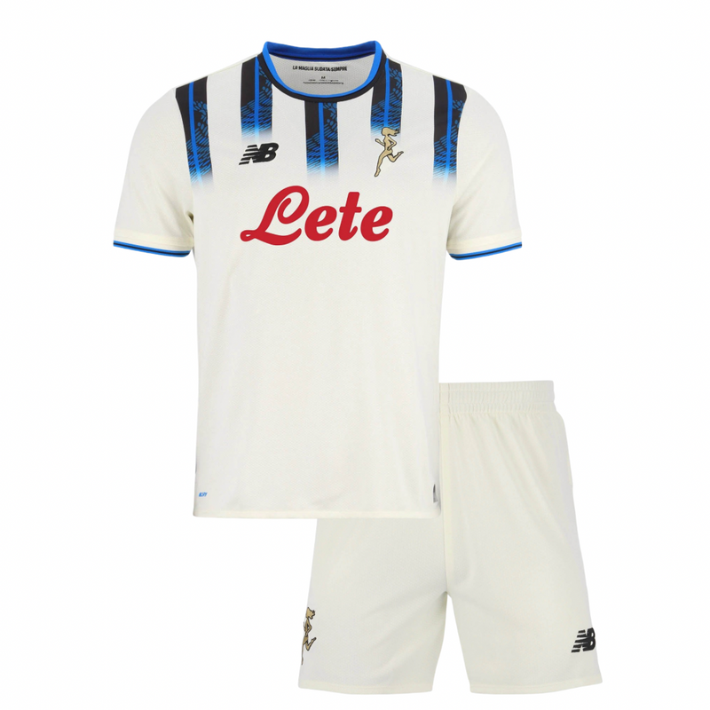 T-shirt e Pantaloncini per Bambino Atalanta Away 25/26