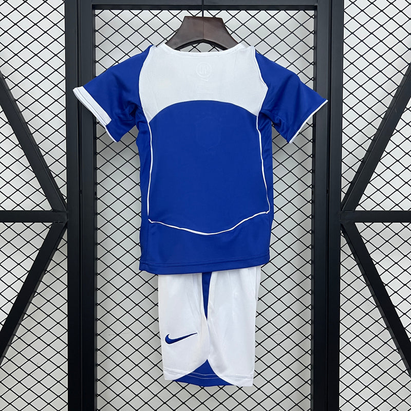 T-shirt e Pantaloncini per Bambino Brasil Retro Away 2004