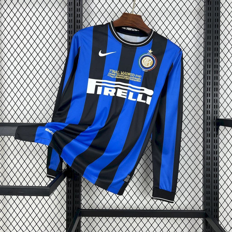 Maglia Maniche Lunghe Retro Inter Home 09/10