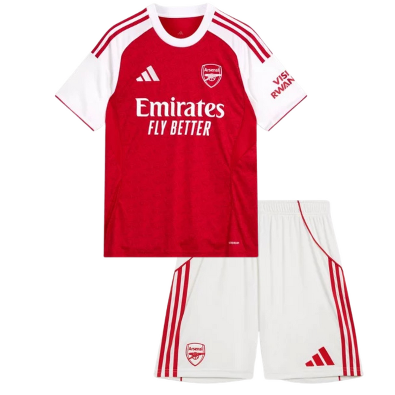 T-shirt e Pantaloncini per Bambino Arsenal Home 25/26
