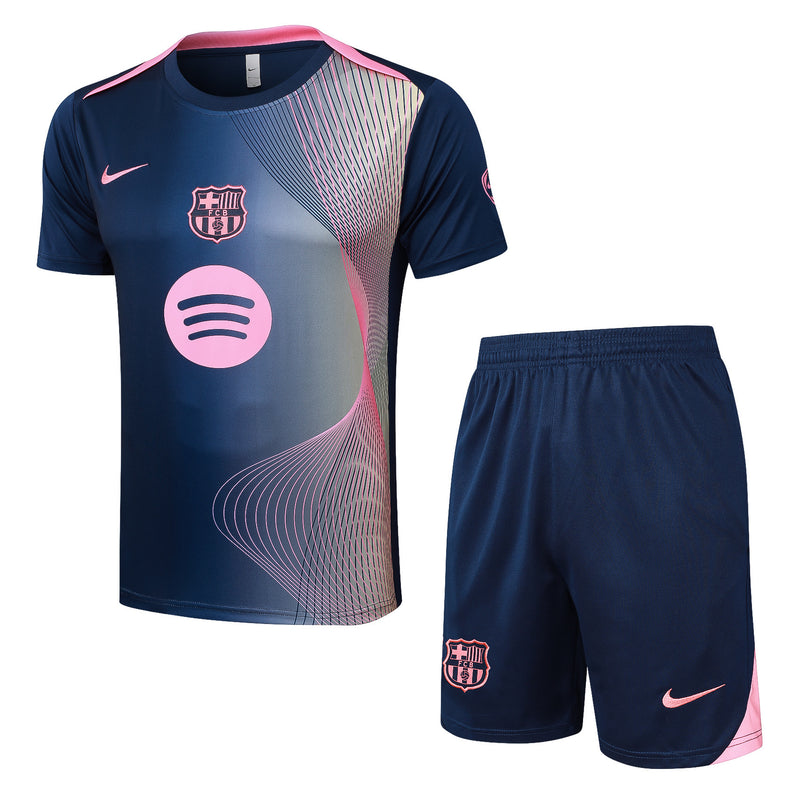 Maglia e Pantaloncini pre-allenamento FC Barcelona Bambino 25/26