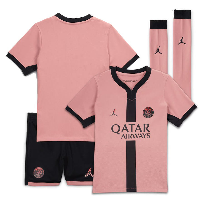 T-shirt e Pantaloncini per Bambino PSG x Jordan Third 24/25 - Con Calzettoni