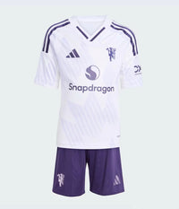 T-shirt e Pantaloncini per Bambino Manchester United Away 25/26